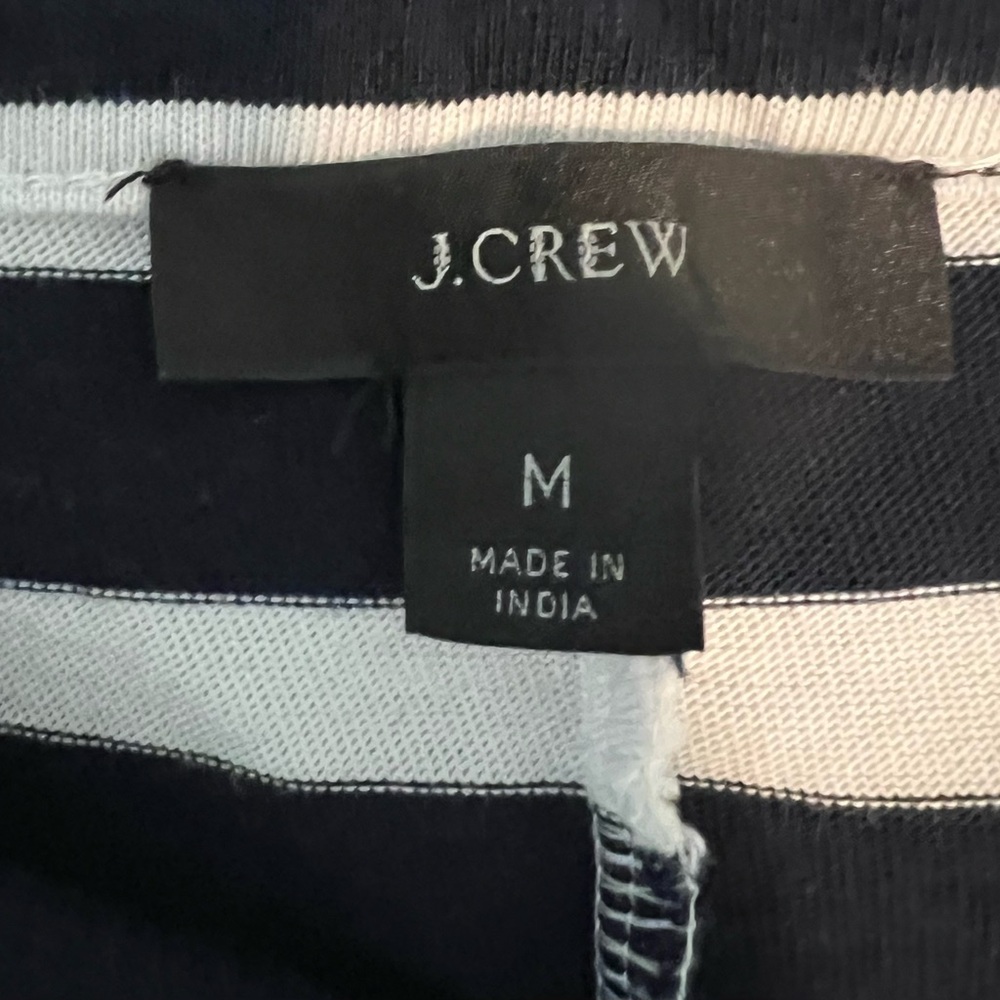 J. Crew Navy and White Striped Maxi Dress - Picture 3 of 3